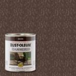 Rust-Oleum Stops Rust - 1 qt. Brown Hammered Gloss Rust Preventive Interior/Exterior Paint