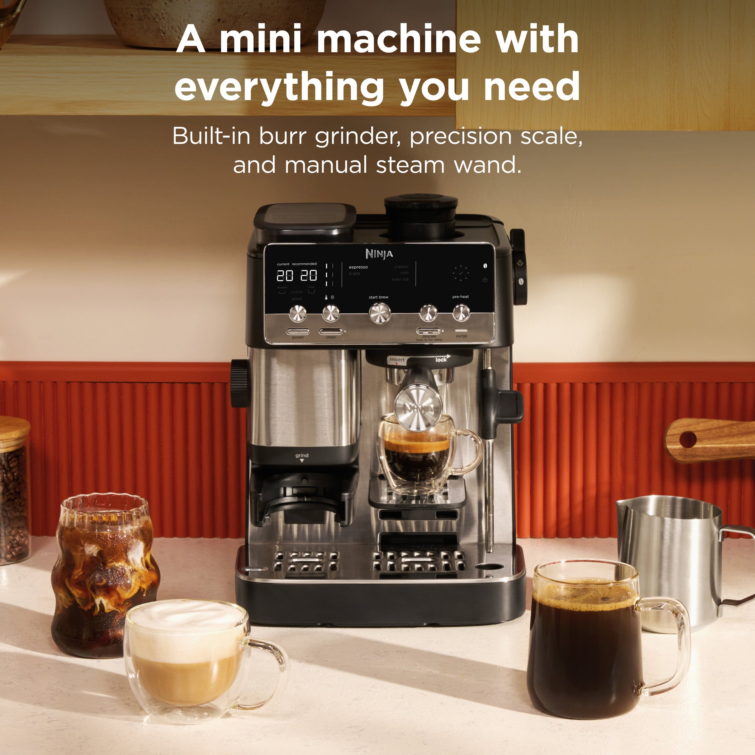 Ninja - Luxe Café Mini Espresso Machine & Drip Coffee Maker - Image 2