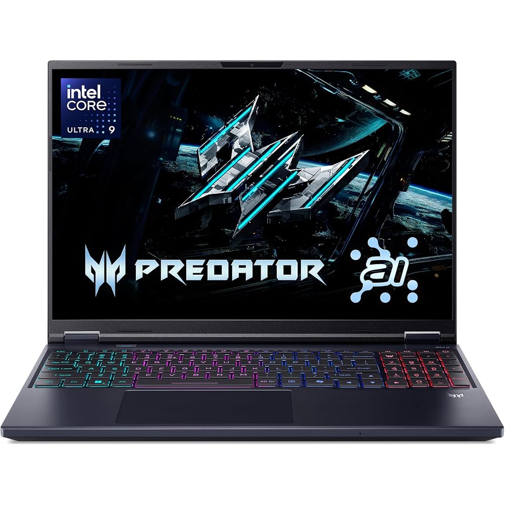 acer Predator Helios Neo 16" 16 AI Gaming Laptop | Intel Core Ultra 9 Processor 275HX