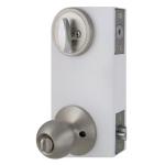 Saturn Stainless Steel Combo Pack with Single Cylinder Deadbolt