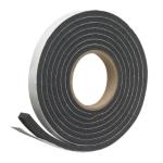 Frost King 3/4 in. x 5/16 in. x 10 ft. Rubber Foam Weatherseal Tape Black