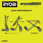 RYOBI SPEED BENCH Mobile Workstation (STM202)