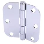 Everbilt Door Hinge 3 in. x 5/8 in. Radius Chrome Squeak-Free