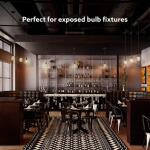 Feit Electric 25-Watt Equivalent Dim Vintage Oversized E26 LED Light Bulb W/ Mesh Cage Acrylic Filament Matte Gold Soft White 1-Pack (CGAYCMG/L/927CA/HDRP)