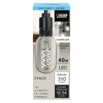 Feit Electric 40-Watt Equivalent T14 Dimmable Spiral Filament Clear Glass E26 Vintage Edison LED Light Bulb, Daylight (T1440/S/CL/950CAHDRP)