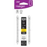 Feit Electric 500-Watt Bright White (2800K) T3 R7s Base Dimmable Halogen Light Bulb (2-Pack) (BPQ500T3/CL/2/HDRP)