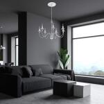 Feit Electric 40W Equivalent BA10 E12 Candelabra Dim White Filament Clear Glass Chandelier LED Light Bulb Soft White 2700K 3-Pack (CFC40927CAWFILHDRP/3)