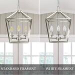 Feit Electric 60-Watt Equivalent B10 Double Spiral White Thin Filament Clear E12 Candelabra LED Light Bulb, Daylight 5000K 2-Pack (CTC60S2950WFILHDRP/2)