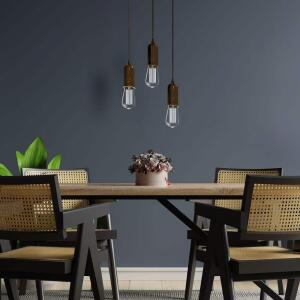 Feit Electric 60-Watt Equivalent ST19 Dimmable White Filament Clear Glass E26 Vintage Edison LED light Bulb, Daylight 5000K 4-Pack (ST1960950CAWFILHDRP4)