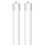 Feit Electric 40-Watt 8 ft. T8 FA8 Single Pin Type A Plug and Play Linear LED Tube Light Bulb, Cool White 4000K 2-Pack (T96/840/LED/2)