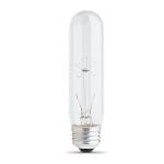 Feit Electric 40-Watt T10 Medium E26 Base Dimmable Incandescent Light Bulb, Soft White 2700K 1-Pack (BP40T10/HDRP)