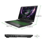 HP Pavilion 15.6" Gaming Laptop, i5-10300H, GTX 1650, 8GB RAM, 250GB SSD, Win10 (15-dk1056wm)