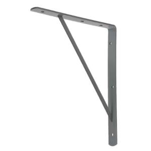 Everbilt 10 in. x 8 in. Medium Duty Shelf Bracket Black