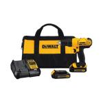 DEWALT 20V Max Cordless Drill / Driver Kit, Compact, 1/2-Inch (DCD771C2), Yellow