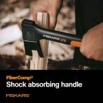 FiskarsX7 1.4 lb Hatchet Camping Axe with Shock-absorbing 14 in. Handle