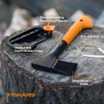 FiskarsX7 1.4 lb Hatchet Camping Axe with Shock-absorbing 14 in. Handle