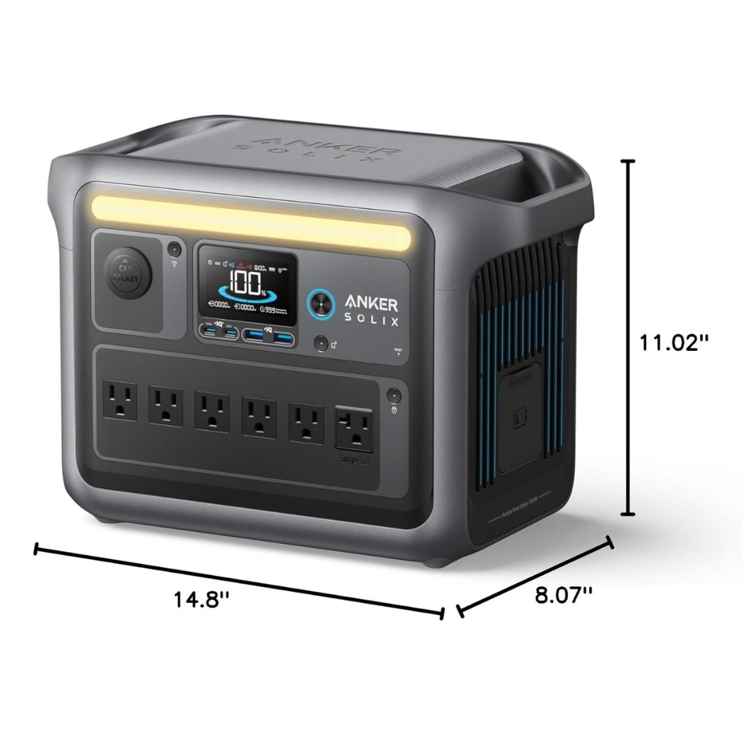 Anker SOLIX C1000 - 1800W 1056Wh LiFePO4 Fast Charge Portable Power Station - Image 2