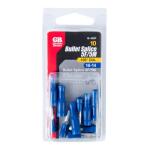 Gardner Bender 16-14 AWG 0.156 in. Tab Snap Connector Butt Splice 5 Female and 5 Male, Blue (10-Pack) - 15-163P
