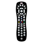 GE Universal TV Remote Control 6-Device Black