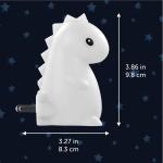 Globe Electric 0.5 Watts Tommy Dino Integrated LED Night Light Bulb Color Changing 1-Pack (13893)