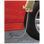 GrabEasy 24 in. Ergonomic Handle, Flexible, 4 Claw Pick-Up Tool, Jewelry Retriever, Clog Remover, Drain Snake in Chrome (PF0405)