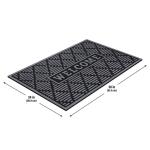 StyleWell Diamonds Charcoal 24 in. x 36 in. Welcome Door Mat (60700281124x36)