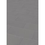 TrafficMaster Gray Linear Tile 4 MIL x 12 in. W x 24 in. L Water Resistant Peel and Stick Vinyl Tile Flooring ( 30 sq. ft./case ) (SS11202)