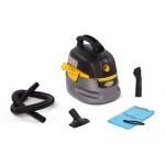 Stinger 2.5 Gallon 1.75 Peak HP Small Shop Vac Wet Dry Vacuum with Filter Bag, Hose, Utility Nozzle and Car Nozzle Attachments (HD2025)