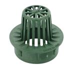 NDS 3 in. and 4 in. Combo Plastic Atrium Grate, Green (75U)