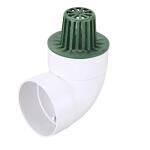 NDS 3 in. and 4 in. Combo Plastic Atrium Grate, Green (75U)