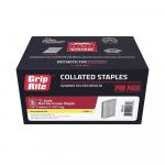 Grip-Rite 5000 per Box 1-1/4 in. x 18-Gauge Adhesive Collated Electrogalvanized L-Style Narrow Crown Staples