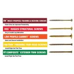 GRK Fasteners #9 x 2-1/2 in. Star Drive Torx Bugle Head R4 Multi-Purpose Wood Screw (100-per Pack) (103101)