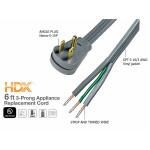 HDX 6 ft. 16/3 13 Amp 3-Prong Appliance Replacement Cord, Grey (HD#588-547)