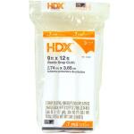 HDX 9 ft. x 12 ft. Clear Plastic Drop Cloths (3-Pack) (DCHD-07-3)