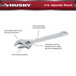 Husky 10 in. Adjustable Wrench (90129)