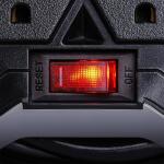 Husky 15 ft. Extension Cord Reel with 4 Outlets, Black (HKS0415CR)