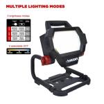 Husky 6,000 Lumen Hybrid LED Work Light with Rechargeable Battery (7903802012)
