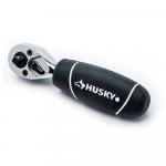 Husky(46-Piece) 1/4 in. and 3/8 in. Stubby Ratchet and Socket Set 