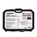 Husky(24-Piece) SAE/MM Combination Wrench Set