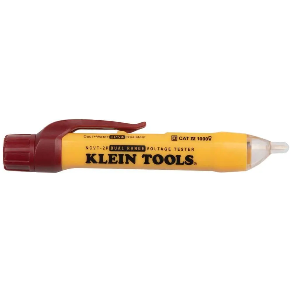 Klein Tools Digital Dual Range Non Contact Voltage Tester, 12-1000V AC (NCVT-2PR)