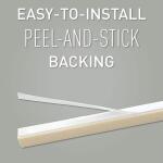 Legrand Wiremold CordMate Cord Cover Coupling, Cord Hider for Home or Office, Holds 1 Cable, Ivory (2 Pack) - C9