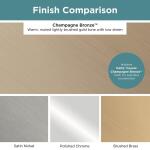 Liberty Artesia 1-3/4 in. (45 mm) Modern Champagne Bronze Cabinet T-Knob (P17020C-CZ-CP0)