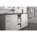 Liberty Beveled 1-1/4 in. (31 mm) Classic Satin Nickel Cabinet Knob (P38483C-SN-CP0)