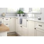 Liberty Step Edge 1-1/4 in. (32 mm) Classic Matte Black Cabinet Knob (P38493C-FB-CP0)