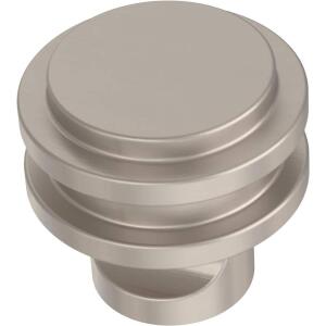 Liberty Classic Ringed 1-1/4 in. (32 mm) Classic Satin Nickel Cabinet Knob (P43081C-SN-C0)