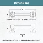 Liberty Webber 3 in. (76 mm) Classic Satin Nickel Cabinet Drawer Bar Pull (P28890C-SN-CP0)