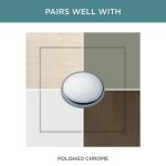 Liberty Pierce 4 in. (102 mm) Modern Polished Chrome Cabinet Drawer Pull (P29615C-PC-CP0)