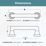 Liberty Phoebe 3 in. (76 mm) Modern Satin Nickel Cabinet Drawer Pull (P33746C-SN-C0)