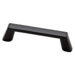 Liberty Soft Modern 3-3/4 in. (96 mm) Modern Matte Black Square Cabinet Drawer Pull (P34937C-FB-CP0)