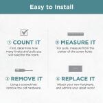 Liberty Archways 3 in. (76 mm) Satin Nickel Cabinet Drawer Pull (P48642C-SN-C0)